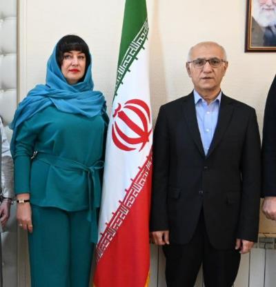 حضور معاون دانشگاه دولتی آستراخان در سرکنسولگری جمهوری اسلامی ایران در آستراخان